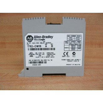 Allen Bradley 1762-OW16 MicroLogix Output Module Ser.A, Rev. B - New No Box