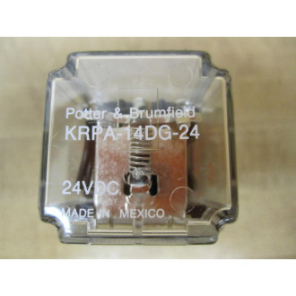 Potter & Brumfield KRPA-14DG-24V DC Relay KRPA-14DG-24VDC