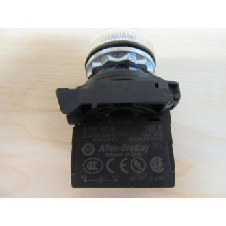 Allen Bradley 800FM-P7MN3W Pilot Light Assembly - New No Box