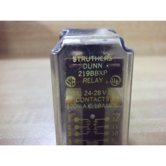 Struthers-Dunn 219BBXP Relay Coil 24-28VDC - Used