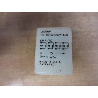 Potter & Brumfield KHP17D11 Relay KHP17D11-24V 24VDC - Used
