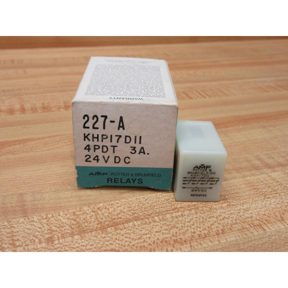 Potter & Brumfield KHP-17D11 Relay KHP17D11 KHP17D11-24V DC 24VDC