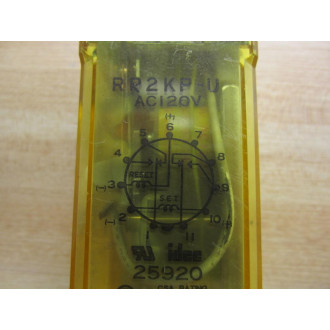 IDEC RR2KP-U-AC120V Relay RR2KP-U-120V AC 120VAC - Used