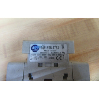 Allen Bradley 194E-E25-1753 Load Switch - Used