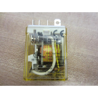 IDEC RH2B-UL-AC110-120V RH2BULAC110120V Relay - Used