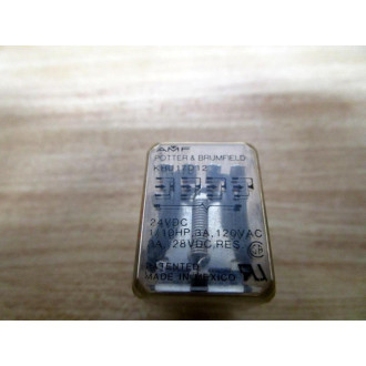 Potter & Brumfield KHU17D12-24V DC Relay KHU17D12-24VDC - Used