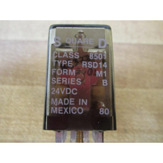 Square D 8501-RSD14 Relay Form M1 8501-RSD14-VDC - New No Box