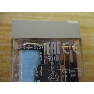 Omron G2R-2-S DC12(S) Relay G2R-2-S-12VDC(S) (Pack of 2) - New No Box