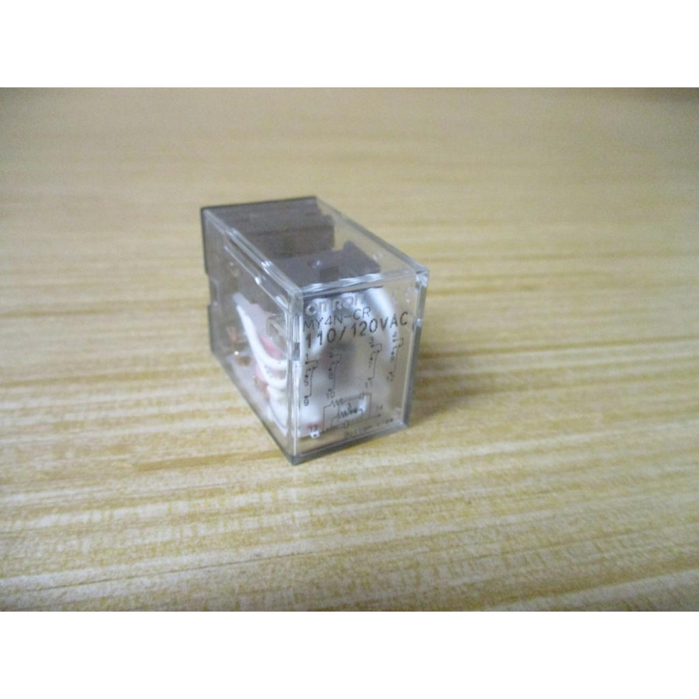 Omron MY4N-CR AC110120 Relay MY4N-CR-110120VAC - Used