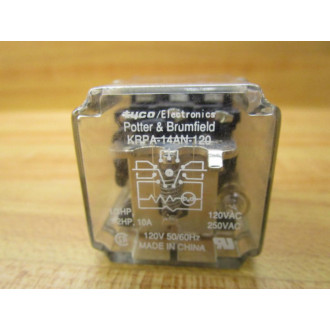 Potter & Brumfield KRPA-14AN-120 Relay KRPA-14AN-120V . - Used