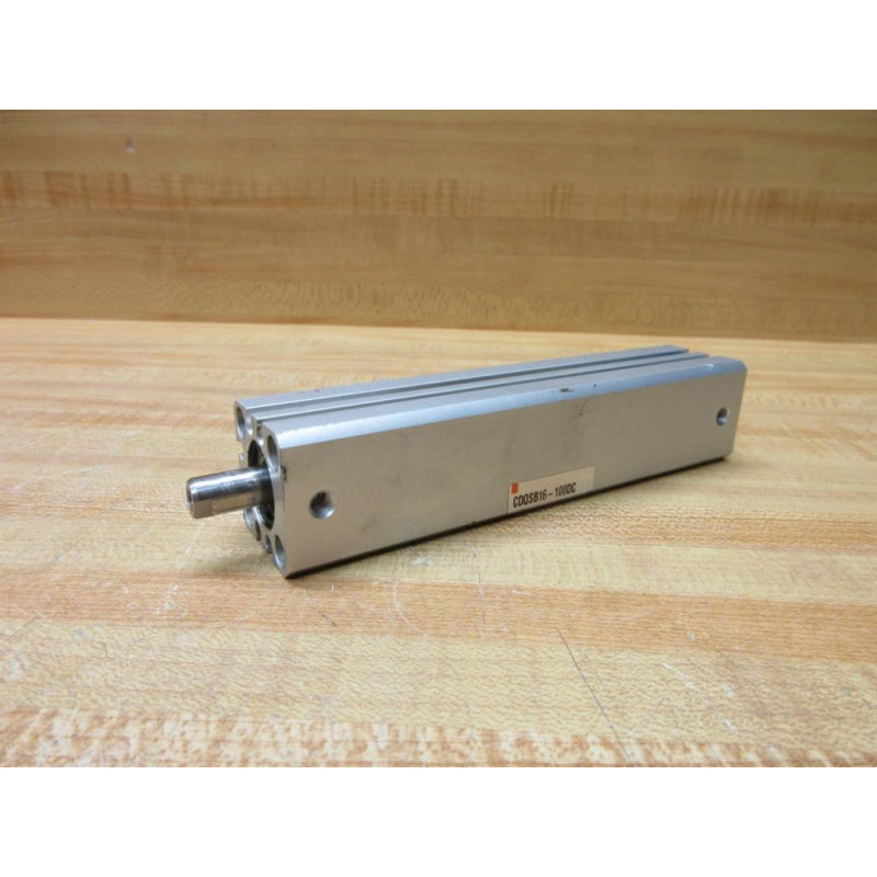 SMC CDQSB16-100DC Compact Cylinder CDQSB16100DC - Used