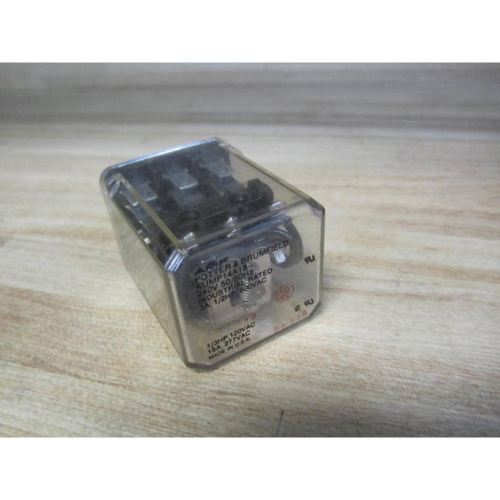 Potter & Brumfield KUMP14A18-240V Relay 13HP - Used