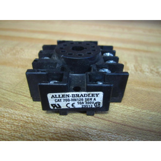 Allen Bradley 700-HN126 Relay Socket 700HN126 Black - Used