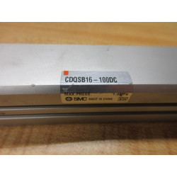 SMC CDQSB16-100DC Compact Cylinder CDQSB16100DC - Used