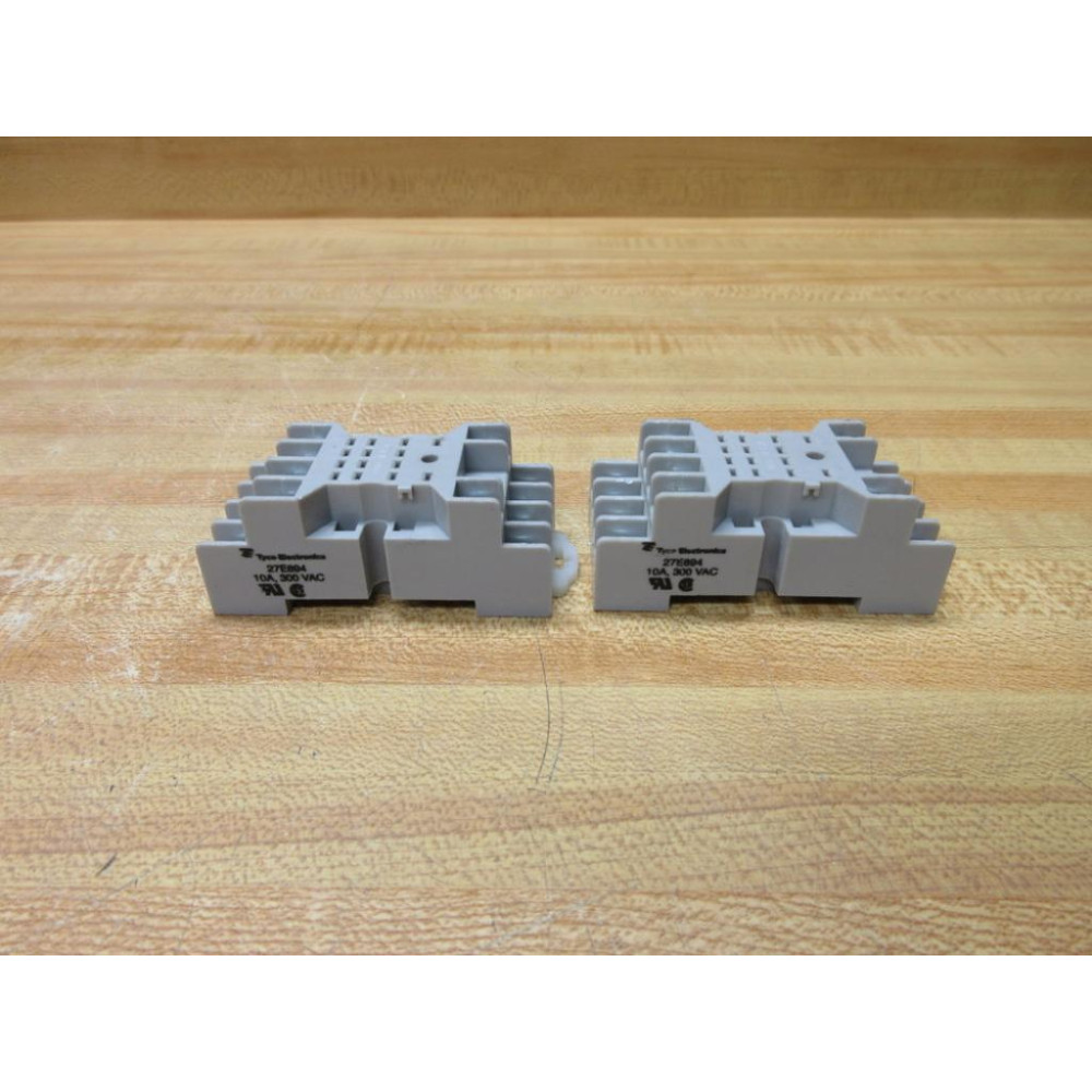 Potter & Brumfield 27E894 Relay Socket 10A, 300V (Pack of 2) - New No Box