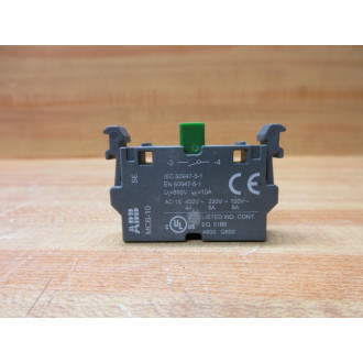 ABB MCB-10 Contact Block MCB10 1SFA611610R1001 (Pack of 5) - Used