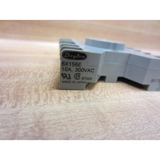 Dayton Electric 6X156E Relay Socket - New No Box