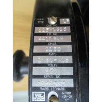 Ward Leonard 125WL616 Dual Rheostat Type LB - New No Box