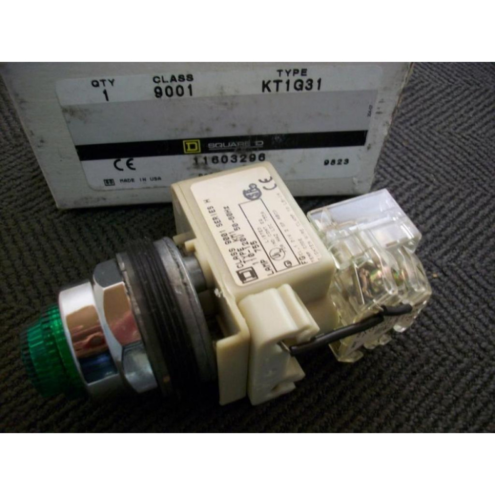 Square D 9001KT1G31 Push Button 9001-KT1G31