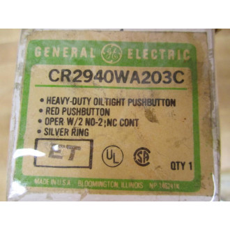 General Electric CR2940WA203C Pushbutton GE