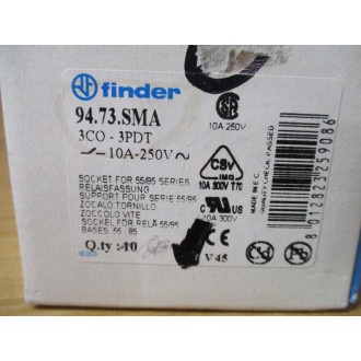 Finder 94.73.SMA Relay Socket 9473SMA (Pack of 10)