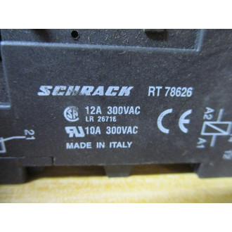 Schrack RT78626 Relay Socket (Pack of 2) - New No Box