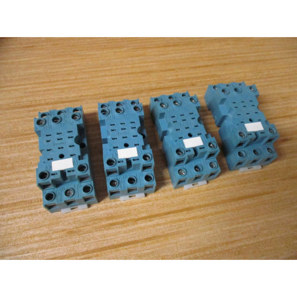 Finder 94.73 Relay Socket 9473 (Pack of 4) - Used