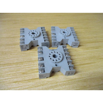 IDEC SR3P-06 Relay Socket  SR3P06 (Pack of 3) - Used