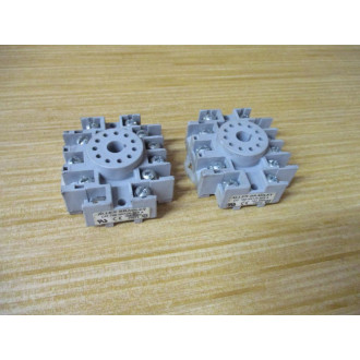 Allen Bradley 700-HN126 Relay Socket 700HN126 Gray (Pack of 2) - Used