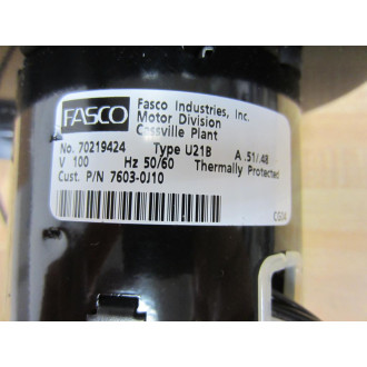 Fasco 70219424 Blower Motor Type U21B - New No Box