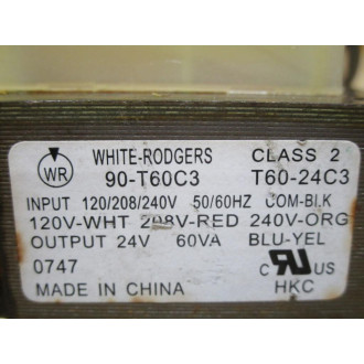 White-Rodgers 90-T60C3 Transformer - New No Box