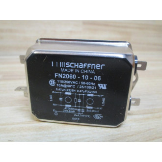 Schaffner FN2060-10-06 EMI Power Line Filter - Used
