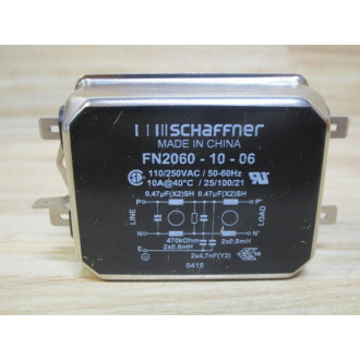 Schaffner FN2060-10-06 EMI Power Line Filter - Used