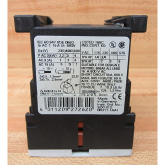 Siemens 3RT1015-1KB41 Contactor 3RT10151KB41 - Used