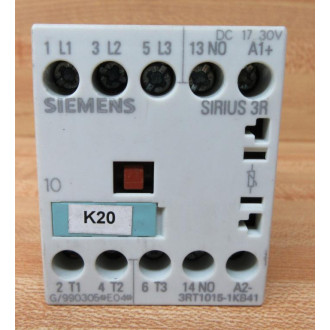 Siemens 3RT1015-1KB41 Contactor 3RT10151KB41 - Used