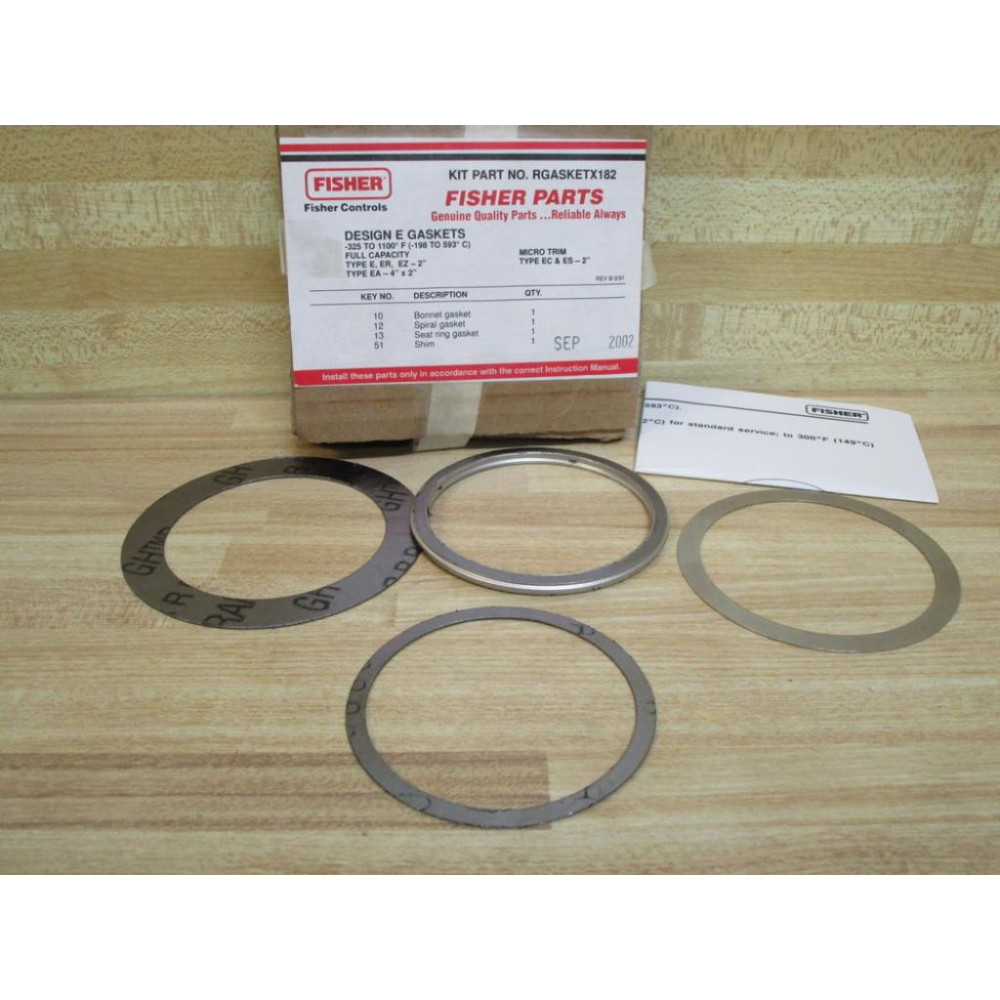 Fisher RGASKETX182 Gasket Kit Fisher RGASKETX182 Gasket Kit