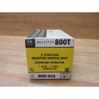Allen Bradley 800T-H2A Switch 800TH2A EMPTY BOX ONLY! Series N
