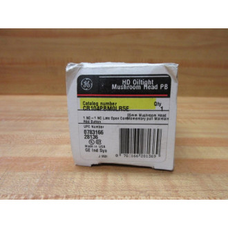 General Electric CR104PBM0LR5E GE Push Button EMPTY BOX ONLY!