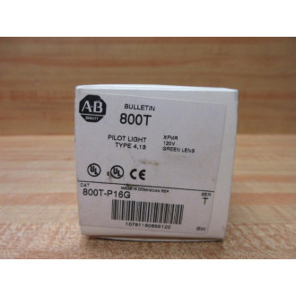 Allen Bradley 800T-P16G Green Pilot Light 800TP16G EMPTY BOX ONLY! Series T