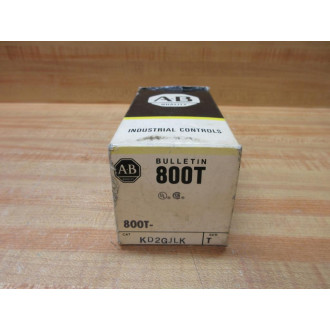 Allen Bradley 800T-KD2GJLK Push Button 800TKD2GJLK EMPTY BOX ONLY!