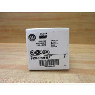 Allen Bradley 800H-NR9KF4BP Selector Switch 800HNR9KF4BP EMPTY BOX ONLY!
