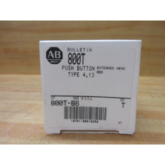 Allen Bradley 800T-B6 Push Button 800TB6 EMPTY BOX ONLY!
