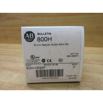 Allen Bradley 800H-HR2AP Selector Switch EMPTY BOX ONLY!!
