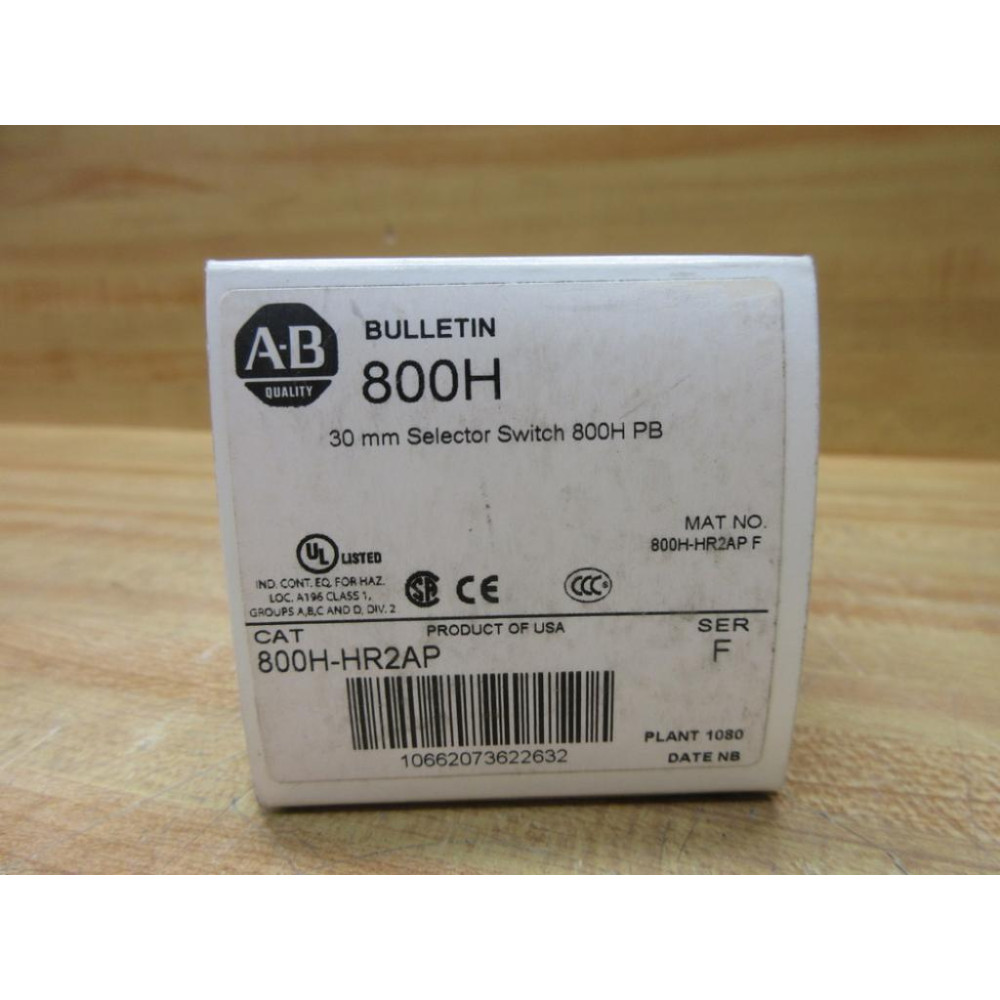 Allen Bradley 800H-HR2AP Selector Switch EMPTY BOX ONLY!!