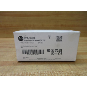 Allen Bradley 800T-FX6D4 Button 800TFX6D4 EMPTY BOX ONLY!! Series T