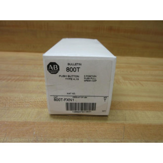 Allen Bradley 800T-FXN1 Push Button Switch EMPTY BOX ONLY!!