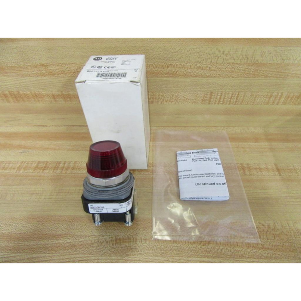 Allen Bradley 800T-QH10R Pilot Light Assy 800TQH10R