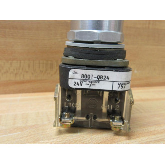 Allen Bradley 800T-QB24A Amber Button 800TQB24A W800T-XA, Blank - New No Box
