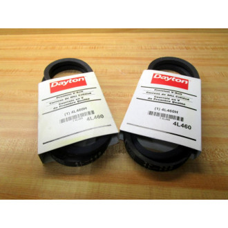 Dayton 4L-460H Smooth V-Belt 4L460 (Pack of 2)