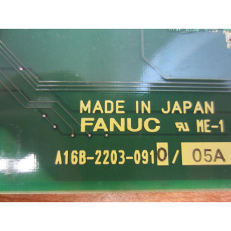 Fanuc A16B-2203-0910 Power Supply Rev.05A, Board Only - Used